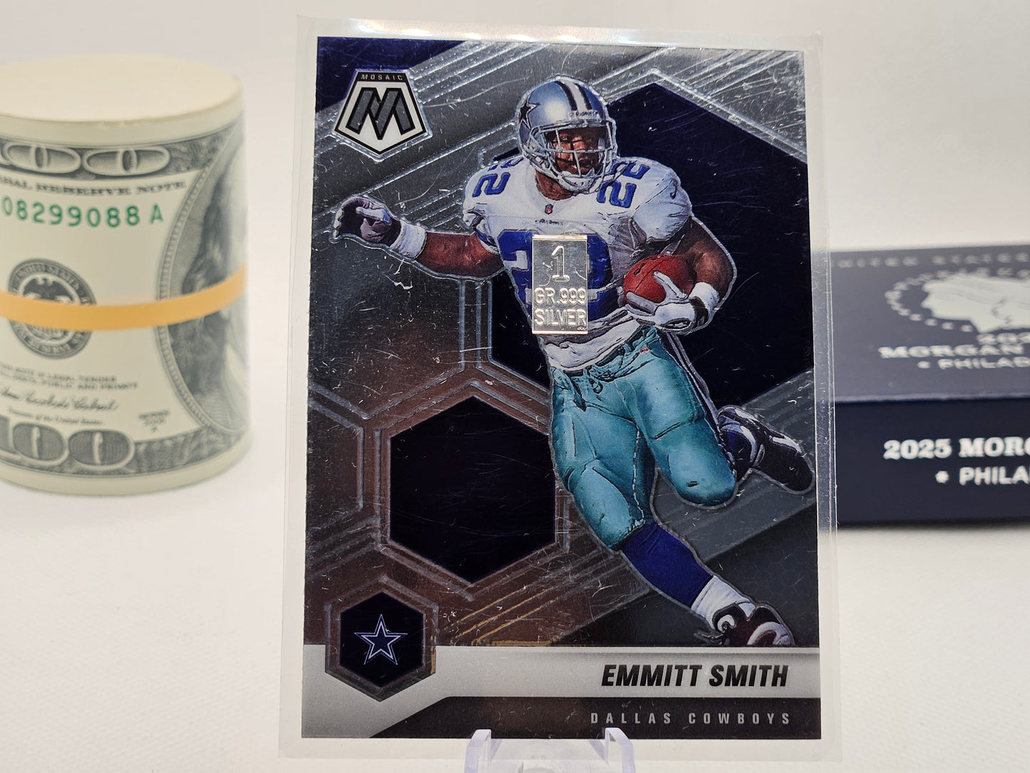 1 Grain Pure Silver Bar in Colored Card Assay Cross on Card .999 Kyler Murray Silver Bars