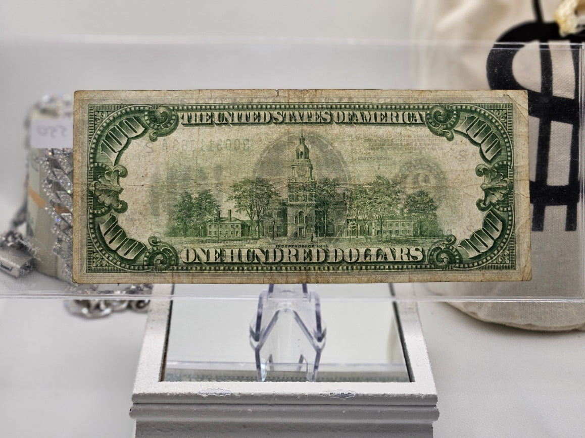 ((6 DIGIT)) $100 1928 (( New York )) Federal Reserve Note CURRENCY