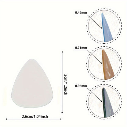 20pcs/50pcs/100pcs Premium Guitar Picks - Diverse Thicknesses for Versatile Playing Styles, Universally Compatible with Bass, Electric, and Acoustic Guitars, Thoughtful Gift Idea for Guitar Enthusiasts