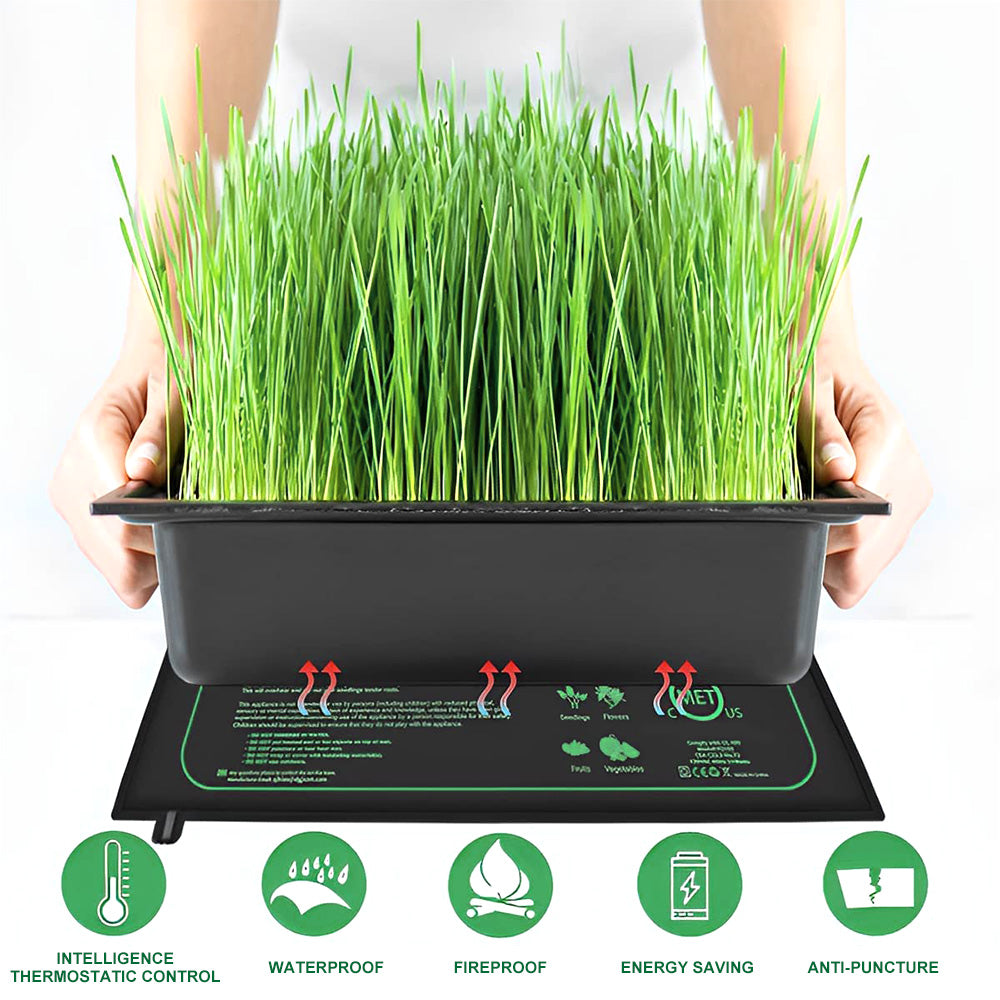 10/25/50CM Seedling Heat Mat Indoor Plants Germination Waterproof Heating Pad Propagation Clone Starter Mat EU/US/AU/UK Plug