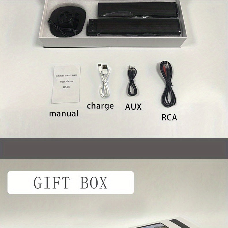 20W 3D Wireless Home Theater Computer Stereo Surround Speakers - Transformable into Two TV Speakers - Perfect Gift for Any Occasion