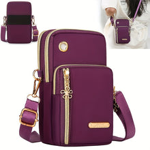 Load image into Gallery viewer, Mini Fashion Cellphone Bag, Trendy Zipper Crossbody Bag, Women&#39;s Casual Handbag, Card Holder &amp; Purse
