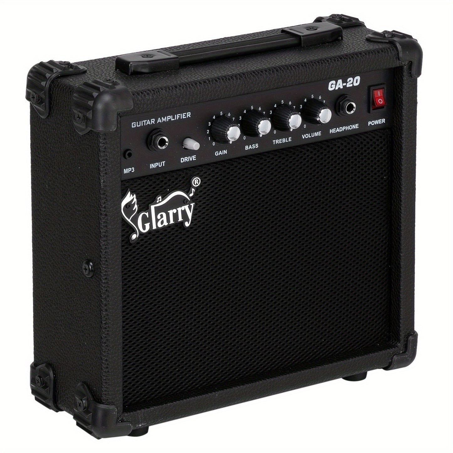 20W Electric Guitar Combo Amp - Compact, Portable, and Powerful GA-20 Amplifier for Beginners and Professionals - Ideal for Practice, Performance, and Recording