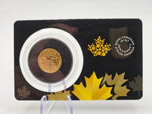 Load image into Gallery viewer, 1/10 oz .9999 Gold Coin in Card Assay Maple Leaf Canadian Coin Invest in Gold
