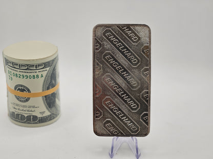 10oz Silver Bar Poured Casted Silver .999 Pure Branded Engelhard Silver Bar Invest Now