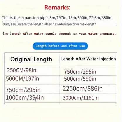 1 Roll, Expandable Garden Hose, Water Hose With 10 Function Spray Nozzle, Extra Strength 3750D, Durable 4-Layers Latex Flexible Hose With 3/4" Solid Brass Fittings