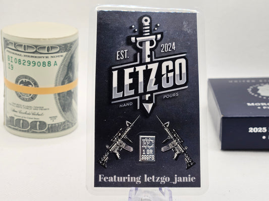 1 Grain Pure Silver Bar in Colored Card Assay AR-15 Gun .999 Branded Silver Bars