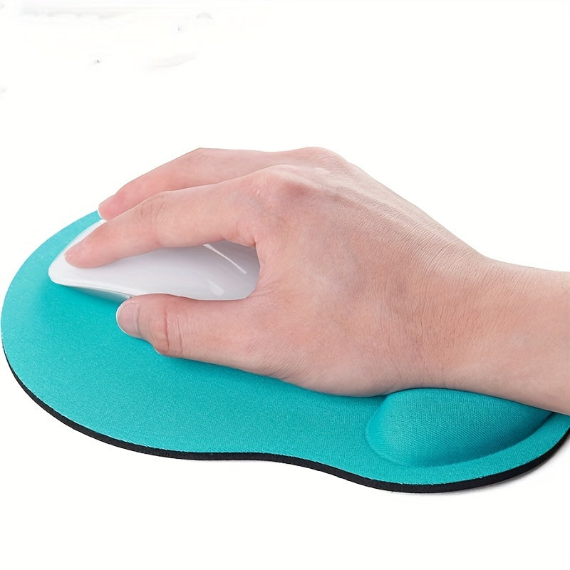 [One Ergonomic Wrist Support Cushion] Ergonomic EVA Wrist Support Cushion, Non-Slip Memory Foam Mouse Pad, Comfortable Skin-Friendly Desk Rest for Office Computer Use