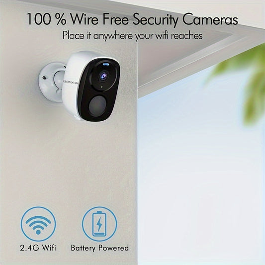 2K 3MP Wireless Outdoor Security Camera with Spotlight, Siren Alarm, 2-Way Audio, Color Night Vision, AI & PIR Motion Detection, and AI Detection for Home Security