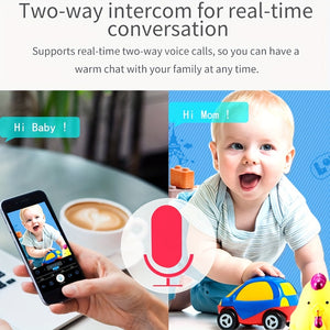 1pc High-definition Camera, 2.4G Wireless Wifi Security Home Camera, Baby And Pet Monitor, 1080P Wireless Automatic Tracking Monitor, Motion Detection And Tracking, Night Vision, Two-way Voice, High Security