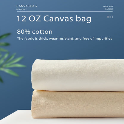 Canvas Tote Bag with Books and Wings Pattern, Machine Washable, No-Closure Shoulder Bag for School, Shopping, and Groceries