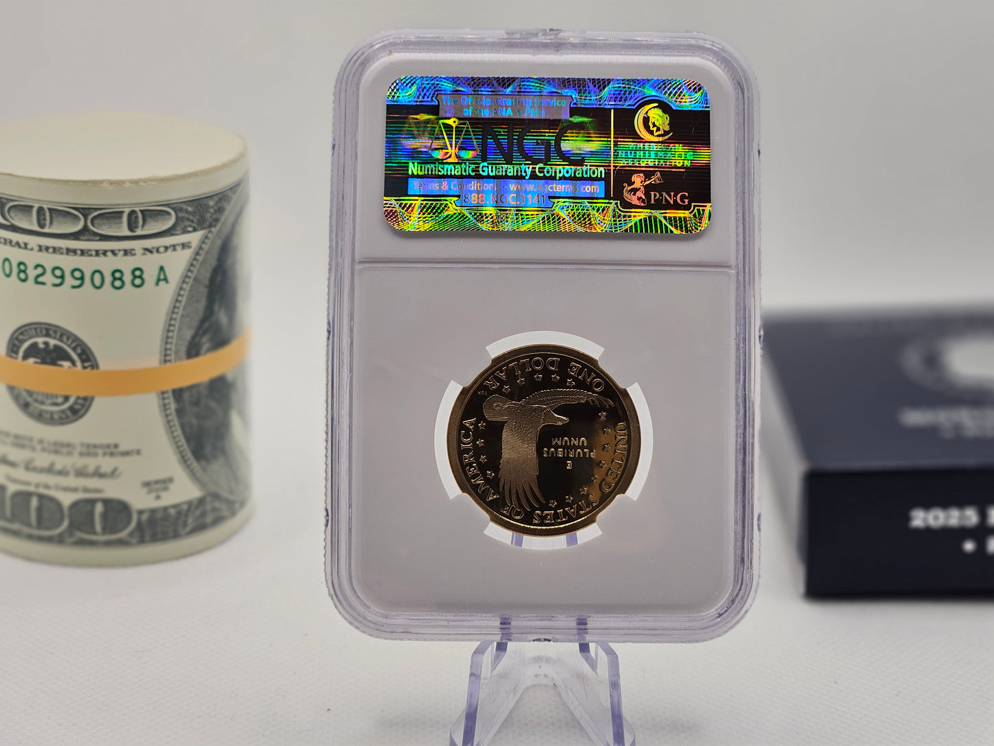 2008 S $1 Sacagawea Native Dollar Coin Golden Dollar Golden $1 Coin