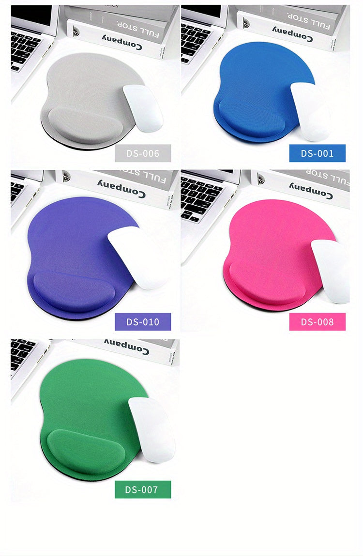[One Ergonomic Wrist Support Cushion] Ergonomic EVA Wrist Support Cushion, Non-Slip Memory Foam Mouse Pad, Comfortable Skin-Friendly Desk Rest for Office Computer Use