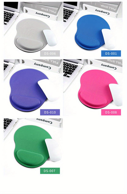 [One Ergonomic Wrist Support Cushion] Ergonomic EVA Wrist Support Cushion, Non-Slip Memory Foam Mouse Pad, Comfortable Skin-Friendly Desk Rest for Office Computer Use