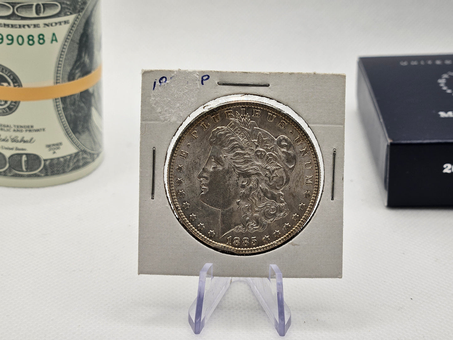 1885 Silver Morgan Dollar MS Circulated Condition 90% Silver Coin Good Year