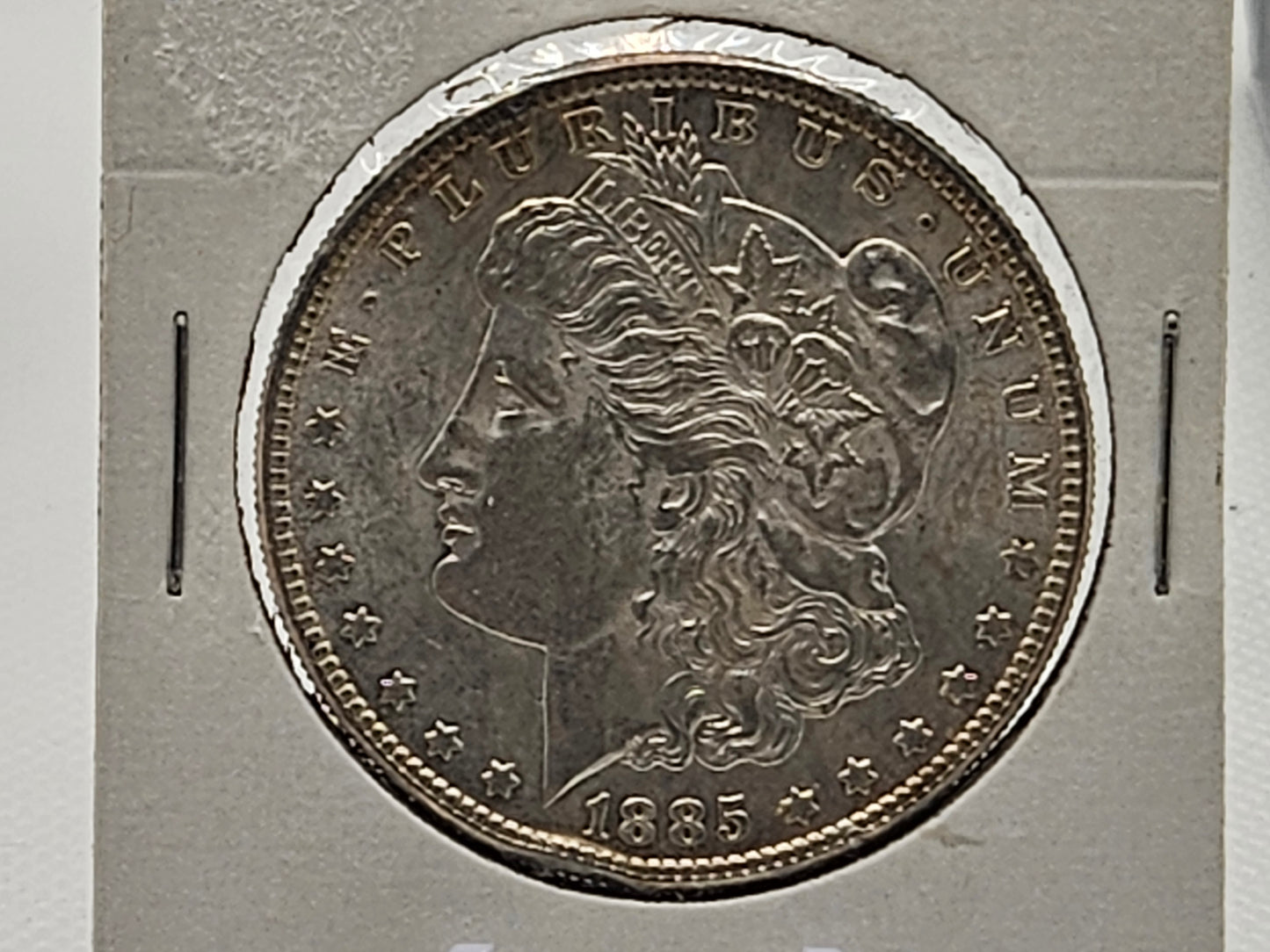 1885 Silver Morgan Dollar MS Circulated Condition 90% Silver Coin Good Year