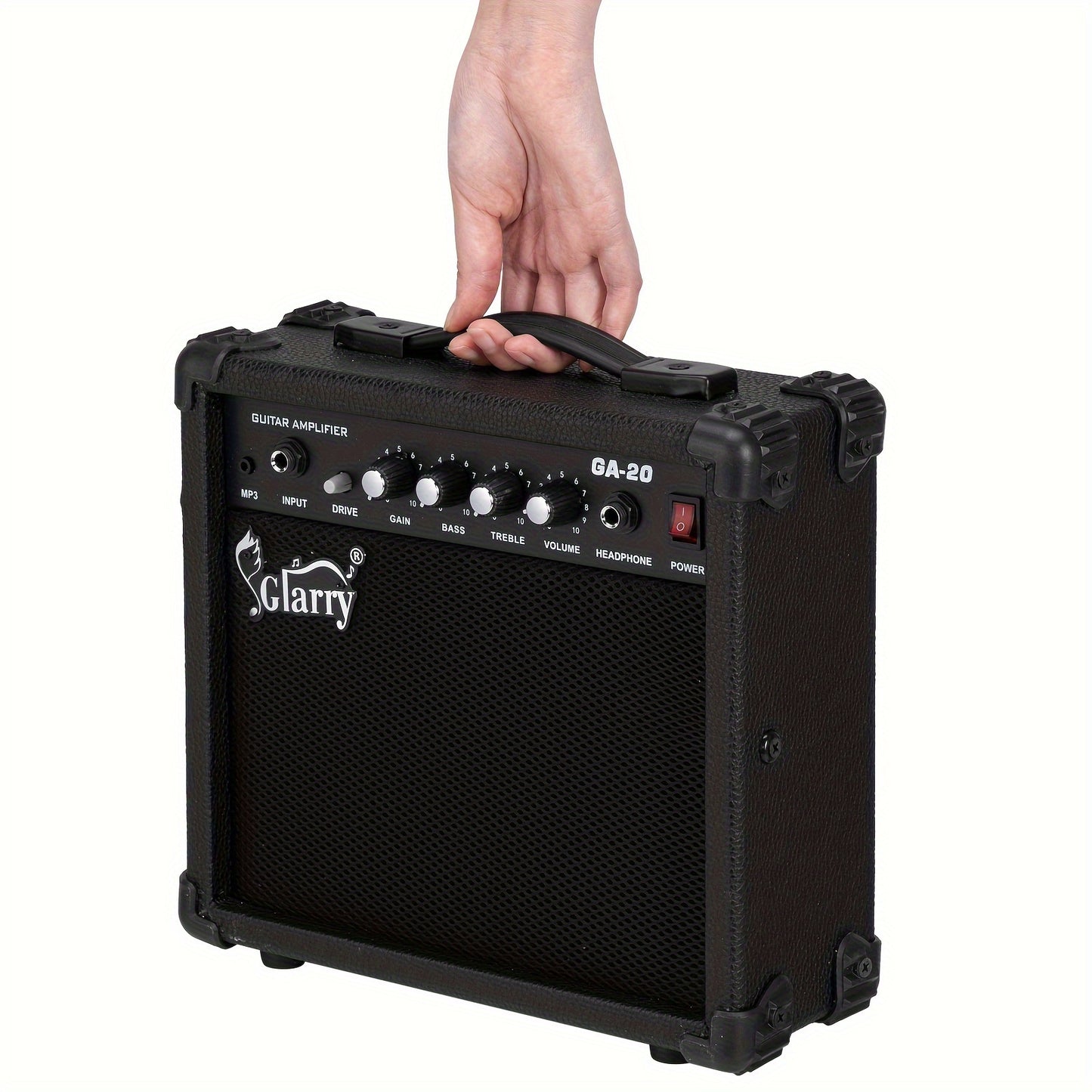 20W Electric Guitar Combo Amp - Compact, Portable, and Powerful GA-20 Amplifier for Beginners and Professionals - Ideal for Practice, Performance, and Recording
