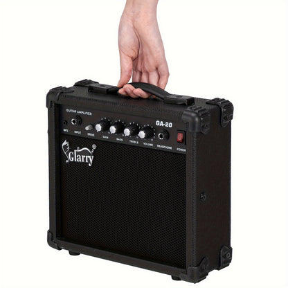 20W Electric Guitar Combo Amp - Compact, Portable, and Powerful GA-20 Amplifier for Beginners and Professionals - Ideal for Practice, Performance, and Recording