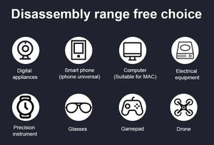 115 In 1 Computer Repair Kit Magnetic Precision Screwdriver Set Small Impact Screw Driver Set With Case For Smartphone, IPad, PC, Camera, Laptop, Glasses, Watch, Mini Pocket Tool Set