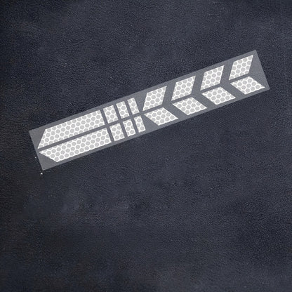 High-Visibility Reflective Stickers for Motorcycles, Helmets & Cars - Waterproof & Sun-Resistant PVC Labels