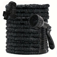 Load image into Gallery viewer, Durable Expandable Garden Hose With 7-Mode Nozzle For Dog Cleaning, Plant Watering, Car Wash, And Pet Shower
