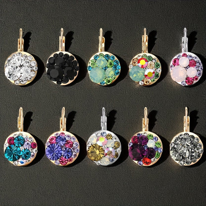 1 Pair of Exquisite Vintage-Inspired Drop Earrings for Women, Elegant Accessories