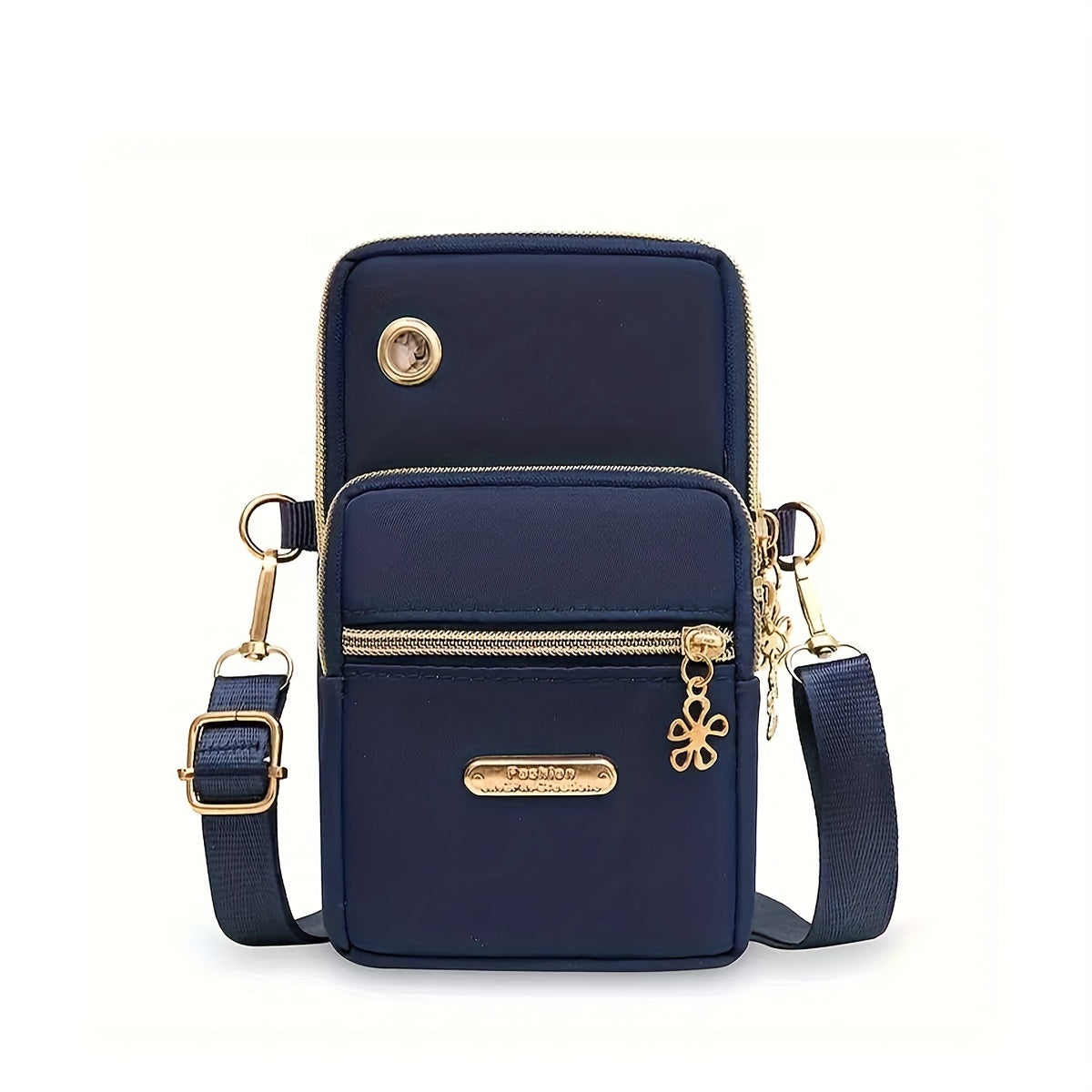 Mini Fashion Cellphone Bag, Trendy Zipper Crossbody Bag, Women's Casual Handbag, Card Holder & Purse