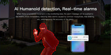 Load image into Gallery viewer, Security Camera Wireless Outdoor, 3MP Night Vision with Spotlight, Wire-Free Battery Solar Powered, Human Detection, with Solar Panel, PIR Human Detection, 2-Way Talk, IP65 Waterproof, SD Card/Cloud Storage, Security Cameras
