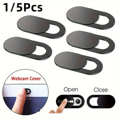 1/5pcs Premium Webcam Cover Slider Kit - Private Camera Protector for iPhone, PC, Laptop - Reusable, Easy-Install, Durable Plastic Sticker with Slider Design for Enhanced Security and Peace of Mind