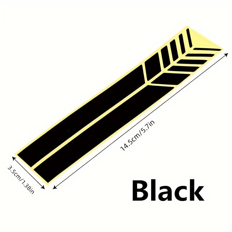 2pcs Rear View Mirror Stickers Car Styling PET Car Sticker Rearview Mirror Side Decal Stripe Car Accessries Car Stickers