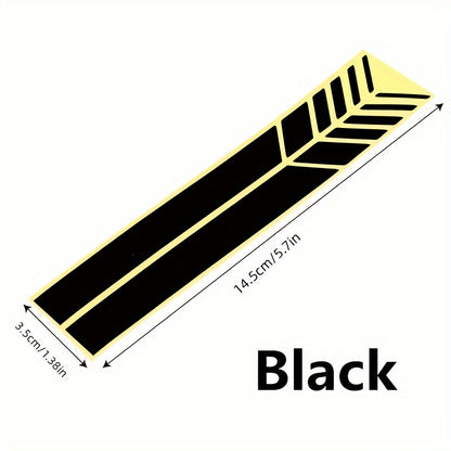 2pcs Rear View Mirror Stickers Car Styling PET Car Sticker Rearview Mirror Side Decal Stripe Car Accessries Car Stickers