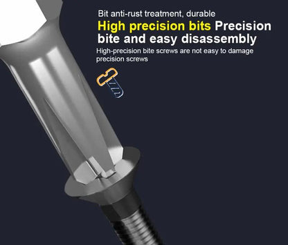 115 In 1 Computer Repair Kit Magnetic Precision Screwdriver Set Small Impact Screw Driver Set With Case For Smartphone, IPad, PC, Camera, Laptop, Glasses, Watch, Mini Pocket Tool Set