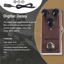 Load image into Gallery viewer, Electric Guitar Effect Mini Pedal Single Block Effect Classic Overload Metal Distortion Analog Delay Digital Delay DC 9V Eid Al-Adha Mubarak
