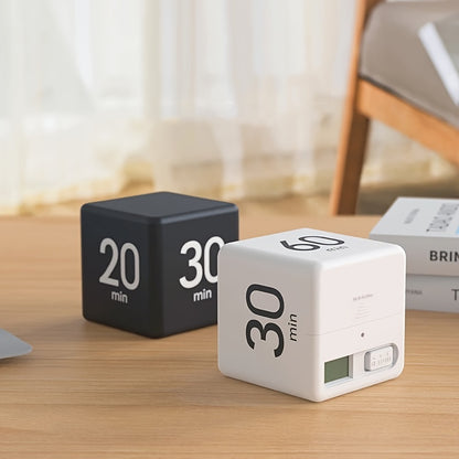 1pc, Lightweight LCD Cube Timer, Countdown Reminder Mini Kitchen Alarm Clock for Shower/Study/Cooking, Time Management, Sports, Practical Kitchen Timer
