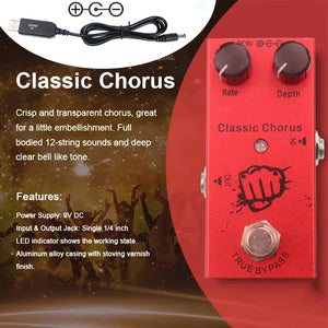 Electric Guitar Effect Mini Pedal Single Block Effect Classic Overload Metal Distortion Analog Delay Digital Delay DC 9V Eid Al-Adha Mubarak