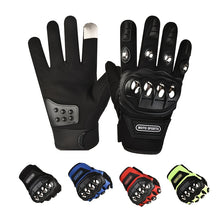 Load image into Gallery viewer, A Pair Of Durable Touch -screen Motorcycles And Electric Bicycle Gloves, With Stainless Steel Protection -not Water Washing Polyester Fiber, Outdoor Leisure
