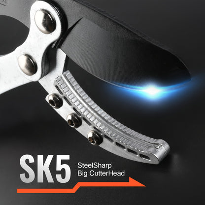 [Heavy-duty] 18/38 Inch Extendable Tree Pruning Shears | Heavy-duty Non Stick Sharp Edged Steel Blades | Branch Cutters With A Diameter Of Up To 2 Inches | Manual Hedge Shears For Shaping And Trimming Shrubs, Garden Tools