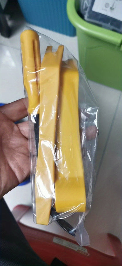 Universal Car Interior Removal Tool Kit, Pry Tool Kit For Removing Door Cleats And Audio Dashboard