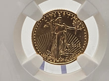 Load image into Gallery viewer, 2016 Eagle GS $5 First Day of Issue MS70 1/10 oz .9999 United Stated Gold Walking Liberty Coin in Assay
