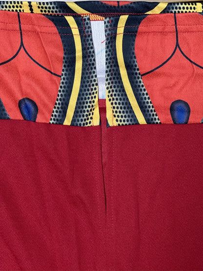 Chic Striped & Floral Print Bodycon Dress - Fashionable Figure-Hugging Style - Flattering Crew Neck & Short Sleeves - Perfect for Spring & Summer Wardrobe - Womens Clothing