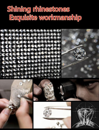 2pack Car Setting Seat Belt Protector Leather Bag Edge Shoulder Protector Car Interior Full Of Artificial Diamonds Modified Decoration Supplies