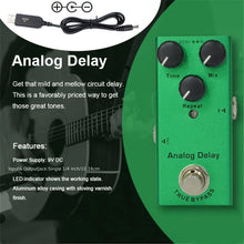Load image into Gallery viewer, Electric Guitar Effect Mini Pedal Single Block Effect Classic Overload Metal Distortion Analog Delay Digital Delay DC 9V Eid Al-Adha Mubarak
