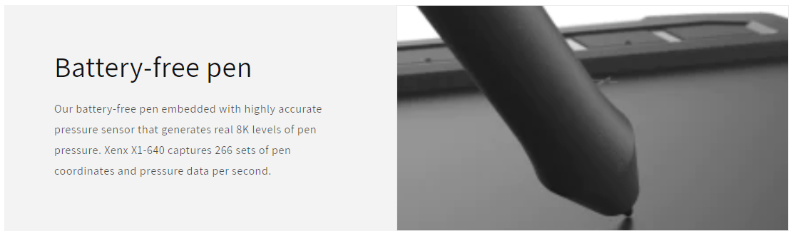 Convenient Thin and Light XENX Digital Tablet Computer, Handdrawn Tablet for Drawing, Handwritten Tablet Supporting Online Course and Mobile Phone Connection