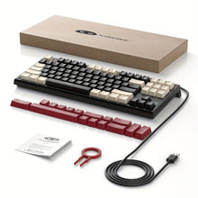 Load image into Gallery viewer, MageGee 75% Mechanical Gaming Keyboard With Blue Switch, LED Backlit Keyboard, 87 Keys Compact TKL Wired Computer Keyboard For Windows Laptop PC Gamer Gift For Birthday/Easter/Boy/Girlfriend
