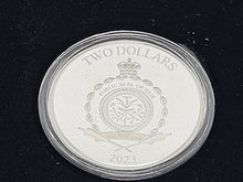 Load image into Gallery viewer, 1oz Silver .999 Fine Silver Colored Donald Duck Silver in Collectors Box .999 Silver
