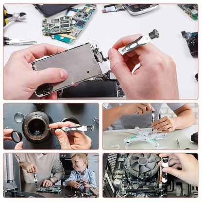 115 In 1 Computer Repair Kit Magnetic Precision Screwdriver Set Small Impact Screw Driver Set With Case For Smartphone, IPad, PC, Camera, Laptop, Glasses, Watch, Mini Pocket Tool Set