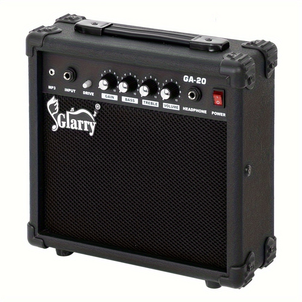 20W Electric Guitar Combo Amp - Compact, Portable, and Powerful GA-20 Amplifier for Beginners and Professionals - Ideal for Practice, Performance, and Recording