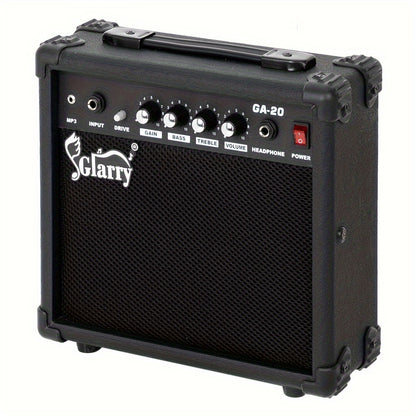 20W Electric Guitar Combo Amp - Compact, Portable, and Powerful GA-20 Amplifier for Beginners and Professionals - Ideal for Practice, Performance, and Recording