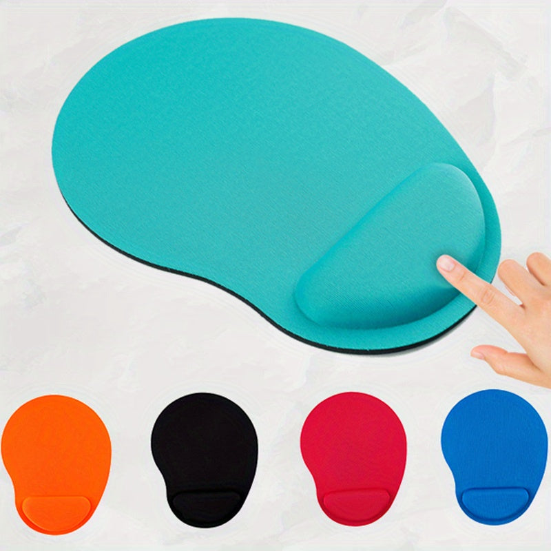 [One Ergonomic Wrist Support Cushion] Ergonomic EVA Wrist Support Cushion, Non-Slip Memory Foam Mouse Pad, Comfortable Skin-Friendly Desk Rest for Office Computer Use