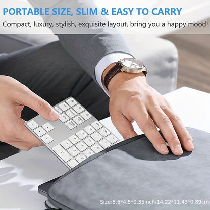 Rechargeable Wireless Digital Keyboard Suitable For Financial Accounting Stock Portable Wireless Office Computer Keyboard